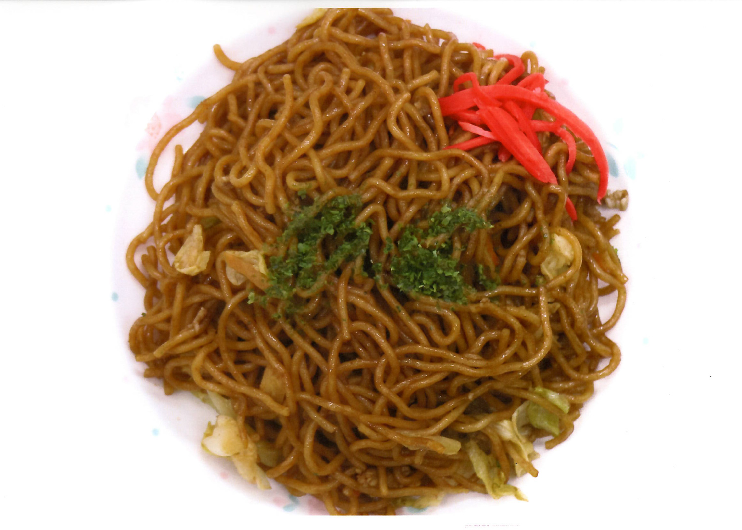 焼きそば、かき氷